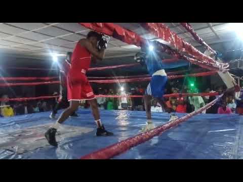 Amateur Boxing Bout 56kg Richard Emmanuel B VS Adunbarin Warees B @ D Ganiu Oladayo Boxing Festival