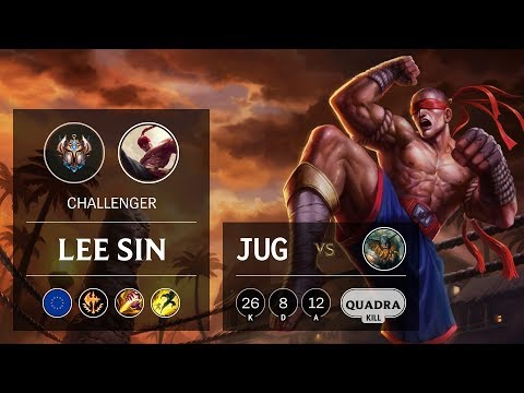 Lee Sin Jungle vs Olaf - EUW Challenger Patch 9.21