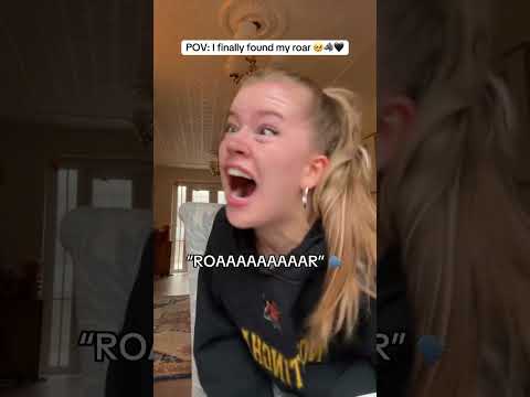 POV : - I finally found my roar 🥹🐺🖤#shorts #cringe #cringetiktoks #katiewhitney