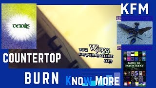 How To Remove Stains Or Burn Marks From Cultured Marble Countertops Counter Top