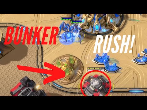 Maru's Bunker Rush   StarCraft 2 PartinG vs Maru