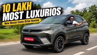 Download lagu 2026 Tata Nexon Camo 1.2L Petrol AT Drive Review | 2,000 KMS - High Speed | Comfort | Suspension mp3