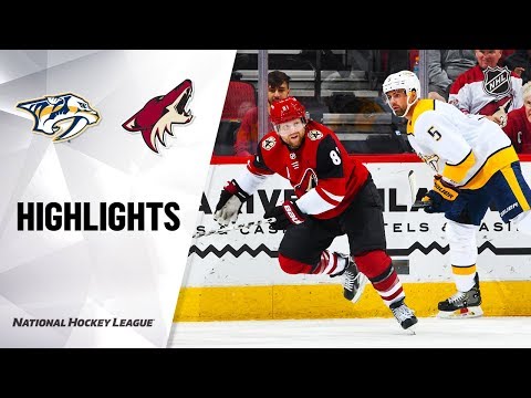 NHL Highlights | Predators @ Coyotes 10/17/19