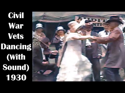Civil War Veterans Dancing (With Sound): Filmed in 1930 - Enhanced Video & Audio [4k, 60 fps]