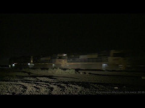 Pacific National 5PM5 Freight Train At Night - PoathTV Australian Railways