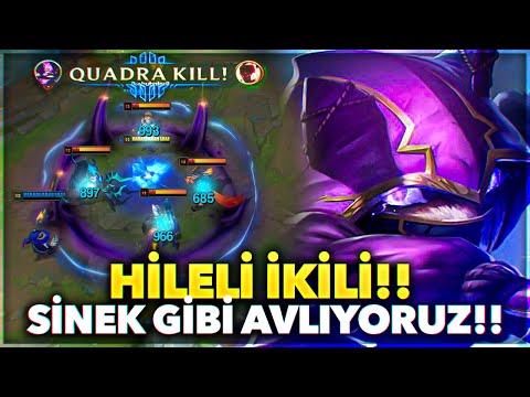 BOT LANE DUO LIKE A CHEAT!! NO ONE CAN ESCAPE, WE ARE SLAMMED LIKE FLIES!! KENNEN VEİGAR | Ogün D...