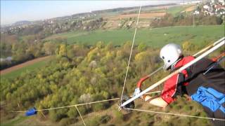preview picture of video 'Drachenfliegen - Schlepp Winde 2 (Hang Gliding)'