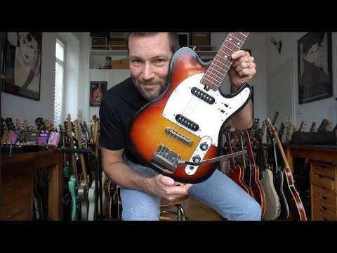 Sakai "Vibra III" T-Style Guitar (Maple Neck Version) - 1970s made in Japan