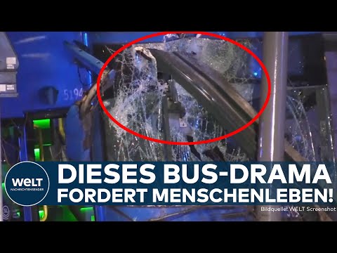 Video Thumbnail: STOCKHOLM: Tödlicher Unfall! Bus rast in eine Haltestelle – war es ein medizinischer Notfall?