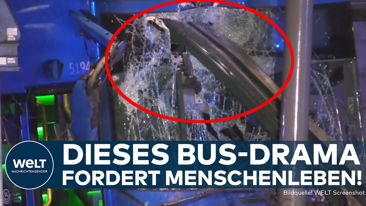 STOCKHOLM: Tödlicher Unfall! Bus rast in eine Haltestelle – war es ein medizinischer Notfall?