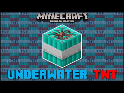 MaxStuff - Minecraft Bedrock - How To Make Underwater TNT!