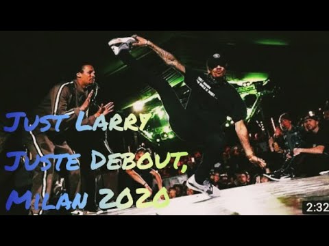 Larry Bourgoies Judge Demo At Juste Debout Milan 2020 | Les Twins