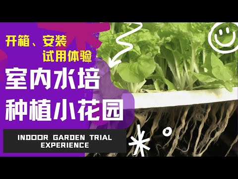 , title : '室内水培小花园♥开箱、安装+试用体验Indoor Garden Trial Experience'