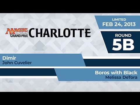 GPCHAR: Round 5b - John Cuvelier vs Melissa DeTora | Limited