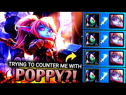 Poppy Tried To Counter Pick Me But This Happened... Akali Top (vs Poppy) S13 Gameplay | #care4dash