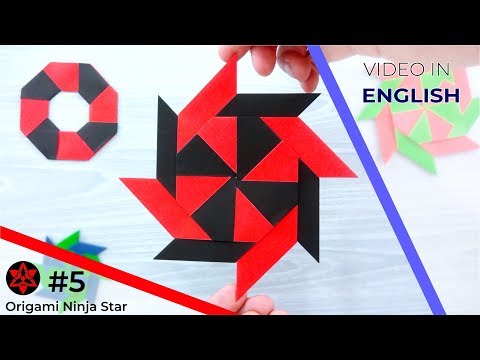 Origami Ninja Star #5 Transforming 8-Pointed Shuriken