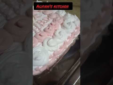 pineapple cake without oven #pineapplecake with Alvina's kitchen #pineapplecake