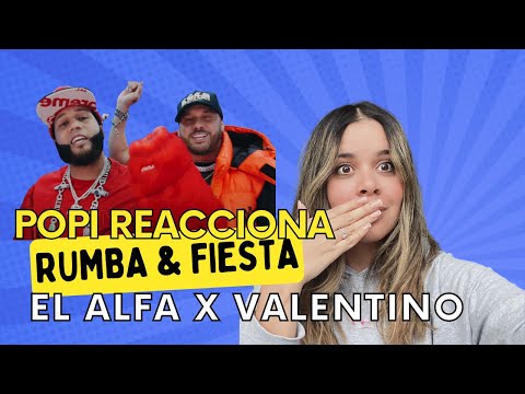 El Alfa "El Jefe" ❌ Valentino - Rumba & Fiesta (VIDEO REACCION)