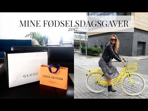 24 ÅR: SE ALLE MINE FØDSELSDAGSGAVER 2017