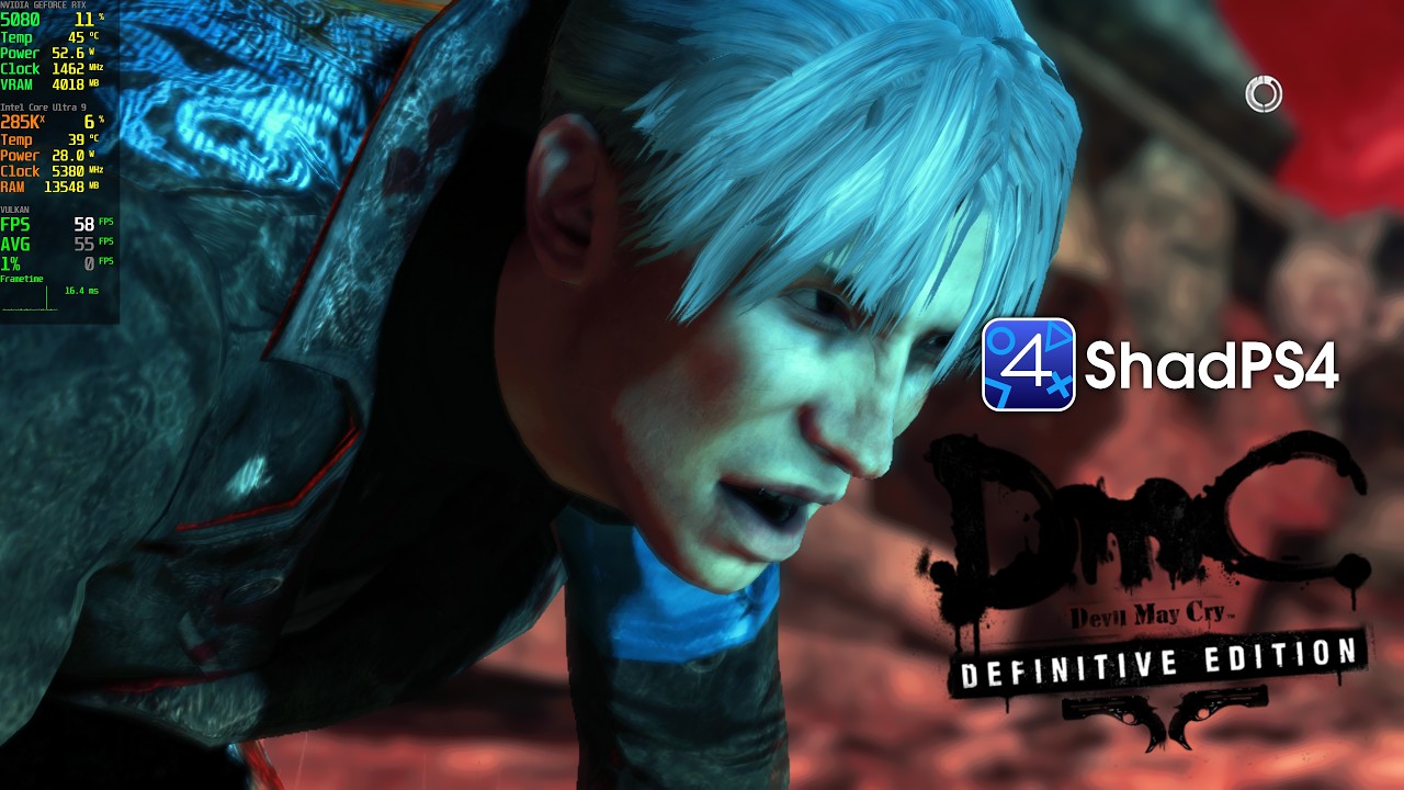 DmC:Definitive Edition Gameplay | ShadPS4 0.14.1 WIP PS4 Emulator PC