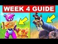 Fortnite WEEK 4 GUIDE–Search Buried Treasure,Launch Yourself Through Structures With A Pirate Cannon