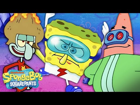 EVERY超級英雄套裝、服裝和比基尼底褲的偽裝 ?海綿寶寶 (EVERY Superhero Suit, Costume, & Disguise in Bikini Bottom ? SpongeBob)