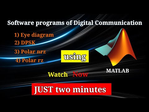 DIGITAL COMMUNICATION LABORATORY SOFTWARE || VTU ECE 6Th SEM || USING MATLAB || ECE BRANCH ||