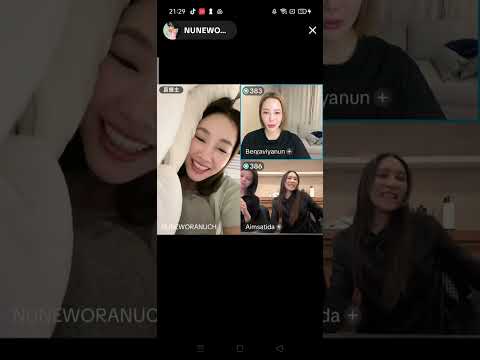Nuneworanuch tiktok live with Fay aim 20260117