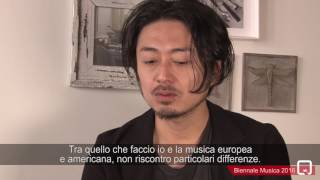 Biennale Musica 2016 - Ryo Murakami (intervista)