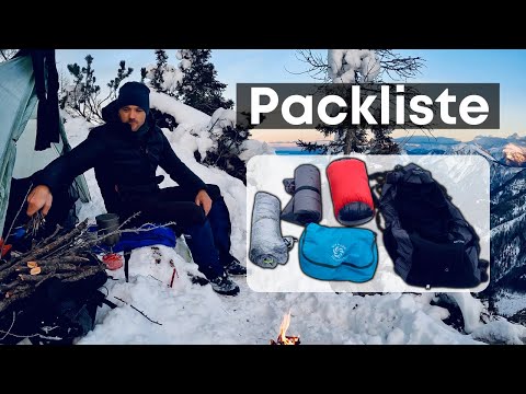 Winter overnight stay | My equipment