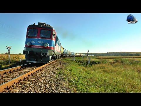 ST43 60-1546-0 & Marfar Grup Feroviar Român Tanker Train in Diosig - 08 September 2020