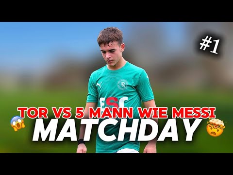 A goal like Lionel Messi?!😳 | My first MATCHDAYVLOG😱⚽️