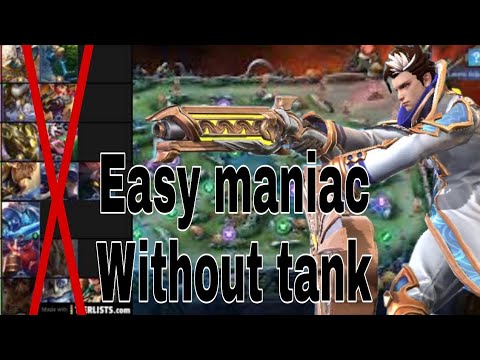 How to Play mm without tank /Frontliner - ( MANIAC )