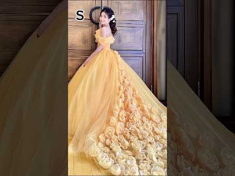Thumbnail for ✨ Golden Princess Vibes | Royal Elegance in Yellow 💛 #shorts #royallook #fashiondrees #cutedrees