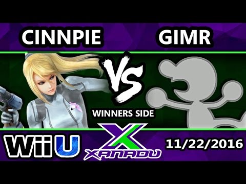 S@X 177 - Cinnpie (ZSS) Vs. VGBC | GimR (G&W) - SSB4 Tournament - Smash for Wii U - Smash 4