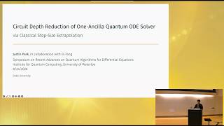 Circuit Depth Reduction of One-Ancilla Quantum ODE Solver via Classical Step-Size Extrapolation