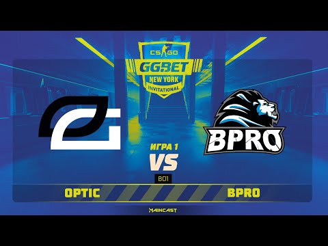 OpTic vs Bpro [Map 1, Overpass] (Best of 1) | GG.Bet New York Invitational
