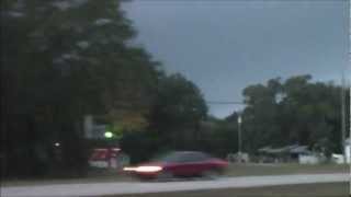 4 Minutes before the Edgewater Florida Tornado Touches Down in December 10th, 2012