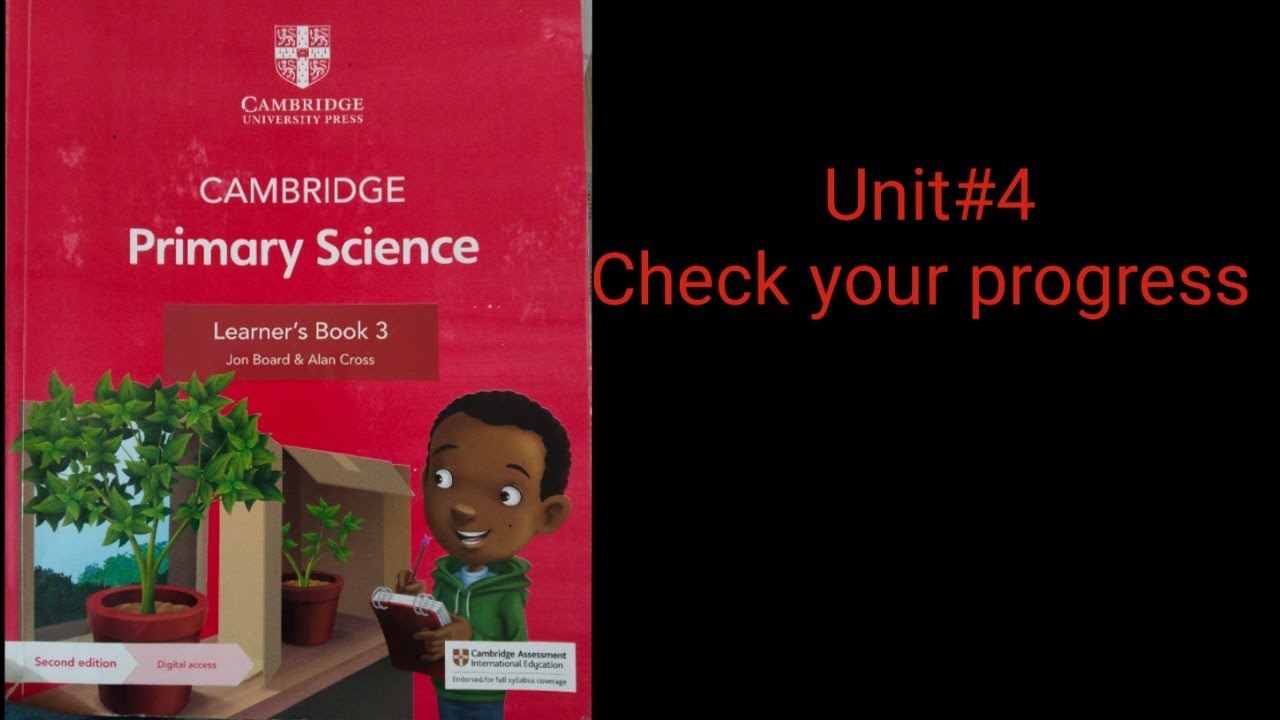 Grade-3,Unit#4 Staying Alive,Learner's book Check your progress