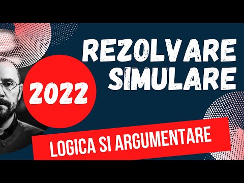 Bac Logica si argumentare - Simulare 2022