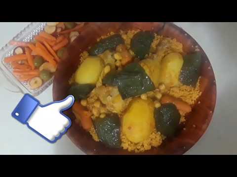 how to make couscous with chicken. Couscous tounsi b djej