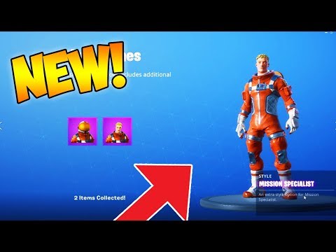 the NEW MISSION SPECIALIST STYLE – NO HELMET (FORTNITE RARE Mission Specialist NEW Style Skin)