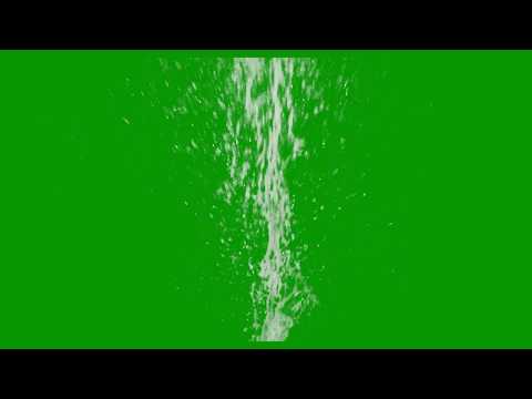 Green Screen Water Blast Particals Effects Free