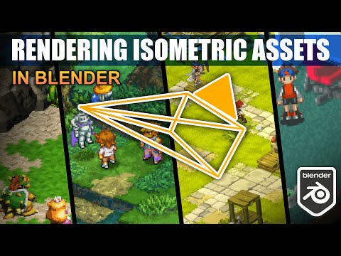 Rendering Isometric Assets & Pixelating Renders [In Blender]