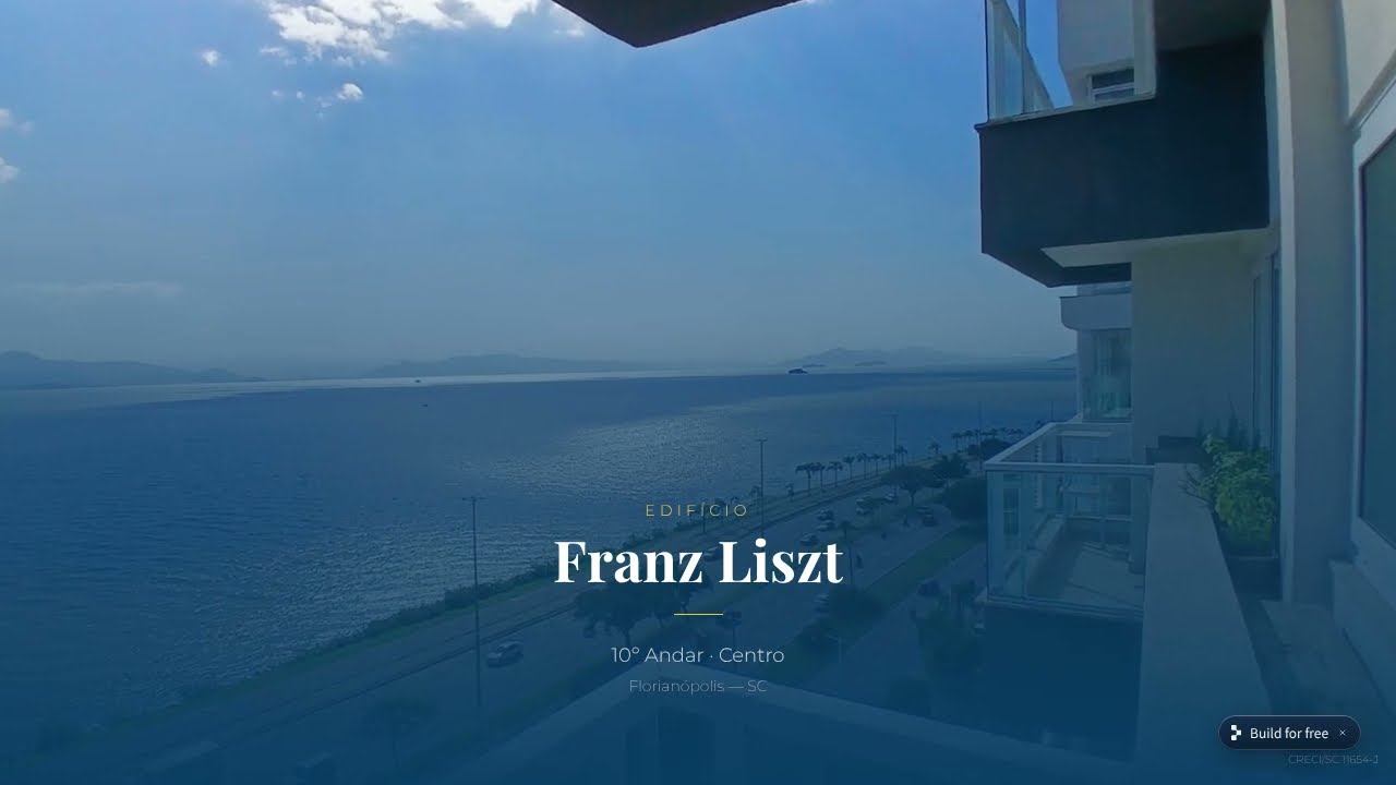 Vídeo do Imóvel — 🌊 Vista mar definitiva no Edifício Franz Liszt | 10º andar | Planta versátil e alto padrão
