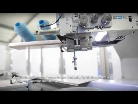 Airbag sewing machine KL-110 video