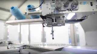 Швейный автомат для изготовления подушек безопасности KL-110 video