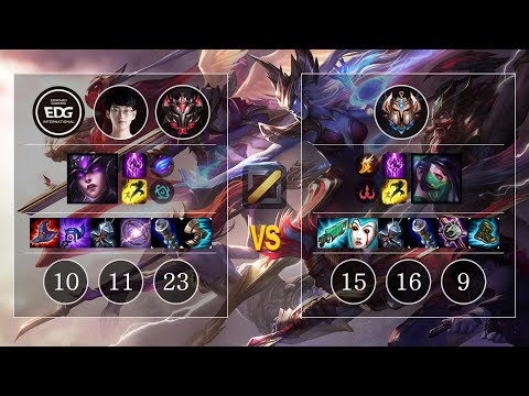 EDG Scout Syndra vs Akali Mid - KR GrandMaster Patch 10.11