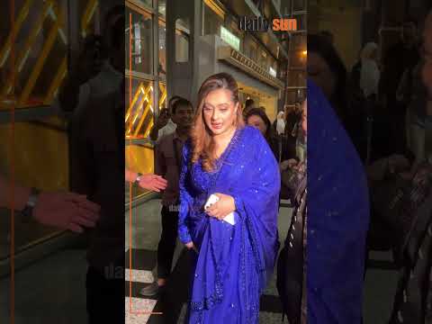 Purnima Looks Gorgeous in a Blue Outfit! | Daily Sun