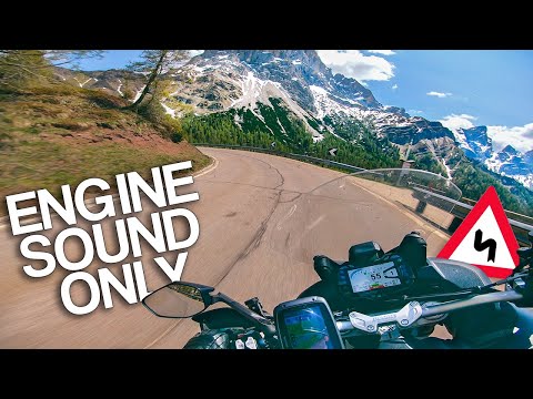 Ducati Multistrada 1260 S on Passo Rolle [RAW Onboard]
